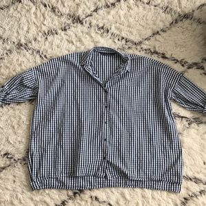 Gingham blouse